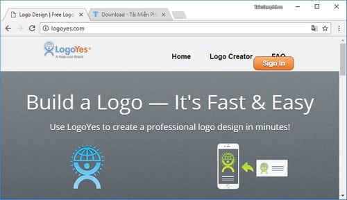 website tao logo online