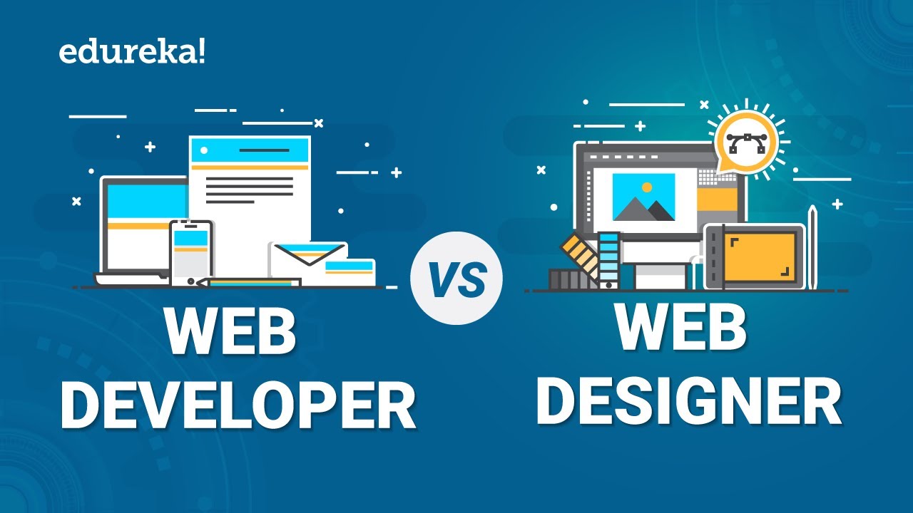 Web Developer vs Web Designer | Difference Between a Web Developer and Web Designer | Edureka | Aloteen
