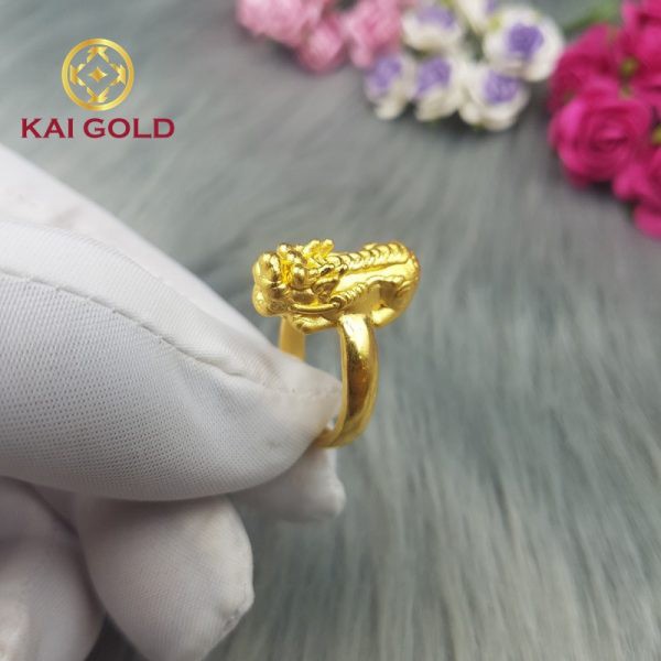 Nhẫn Tỳ Hưu Vàng 24K 9999