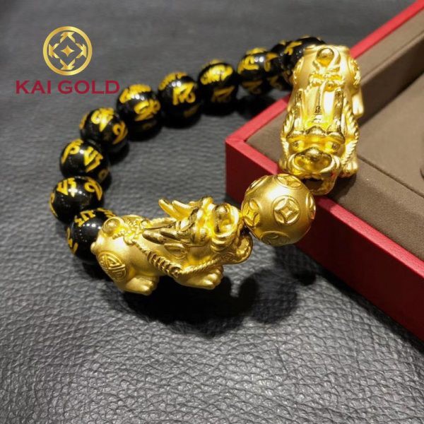 Charm Tỳ Hưu La Bàn Vàng 24K 9999